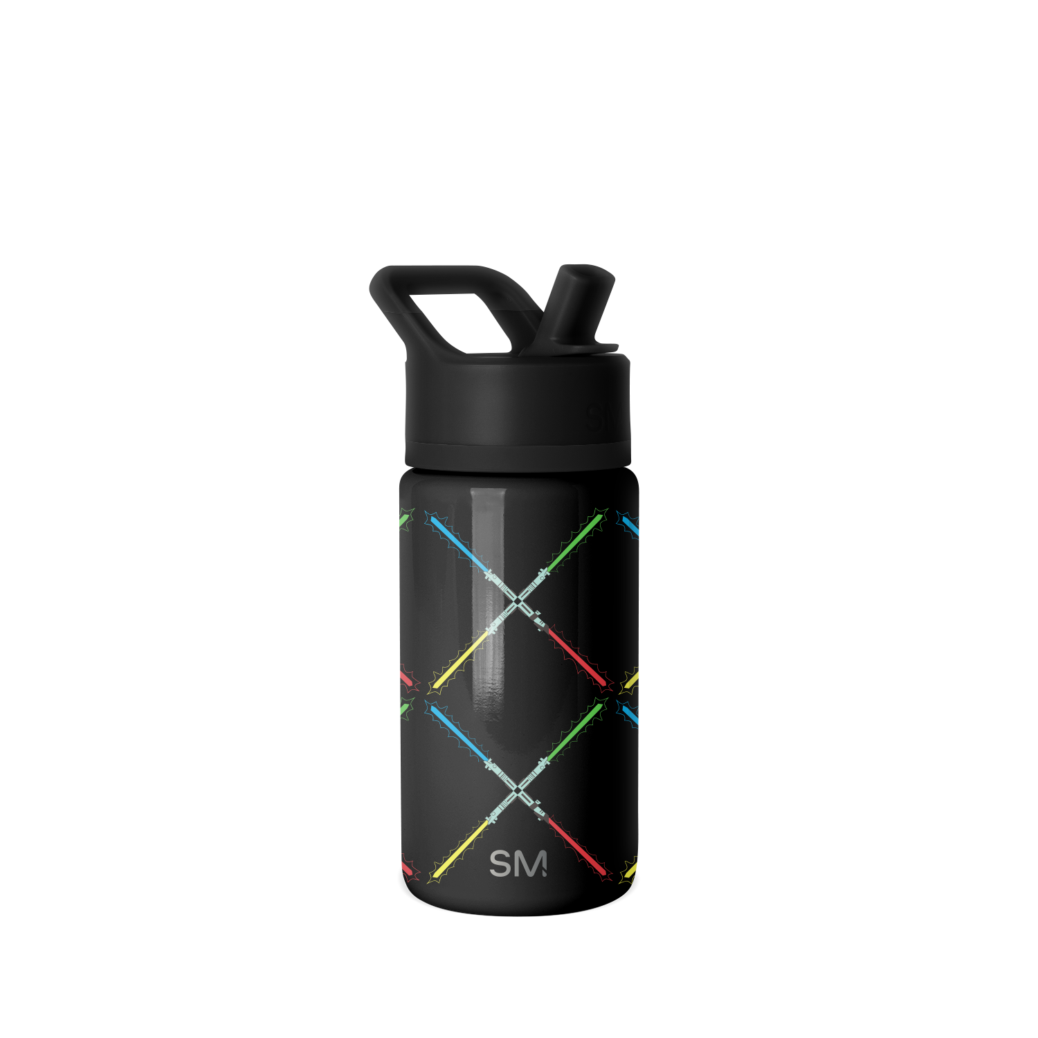 Summit Kids Water Bottle with Straw Lid - BPA Free, Leak Proof, 12oz Insulated Stainless Steel Bottle for School, Sports & Outdoor Activities