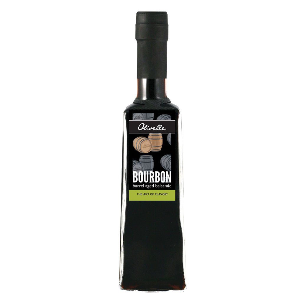 Premium Bourbon Barrel Aged Balsamic Vinegar - Artisanal Italian Glaze for Salads, Steaks & Gourmet Cooking - Perfect for Grilling, Marinades & Gift Giving