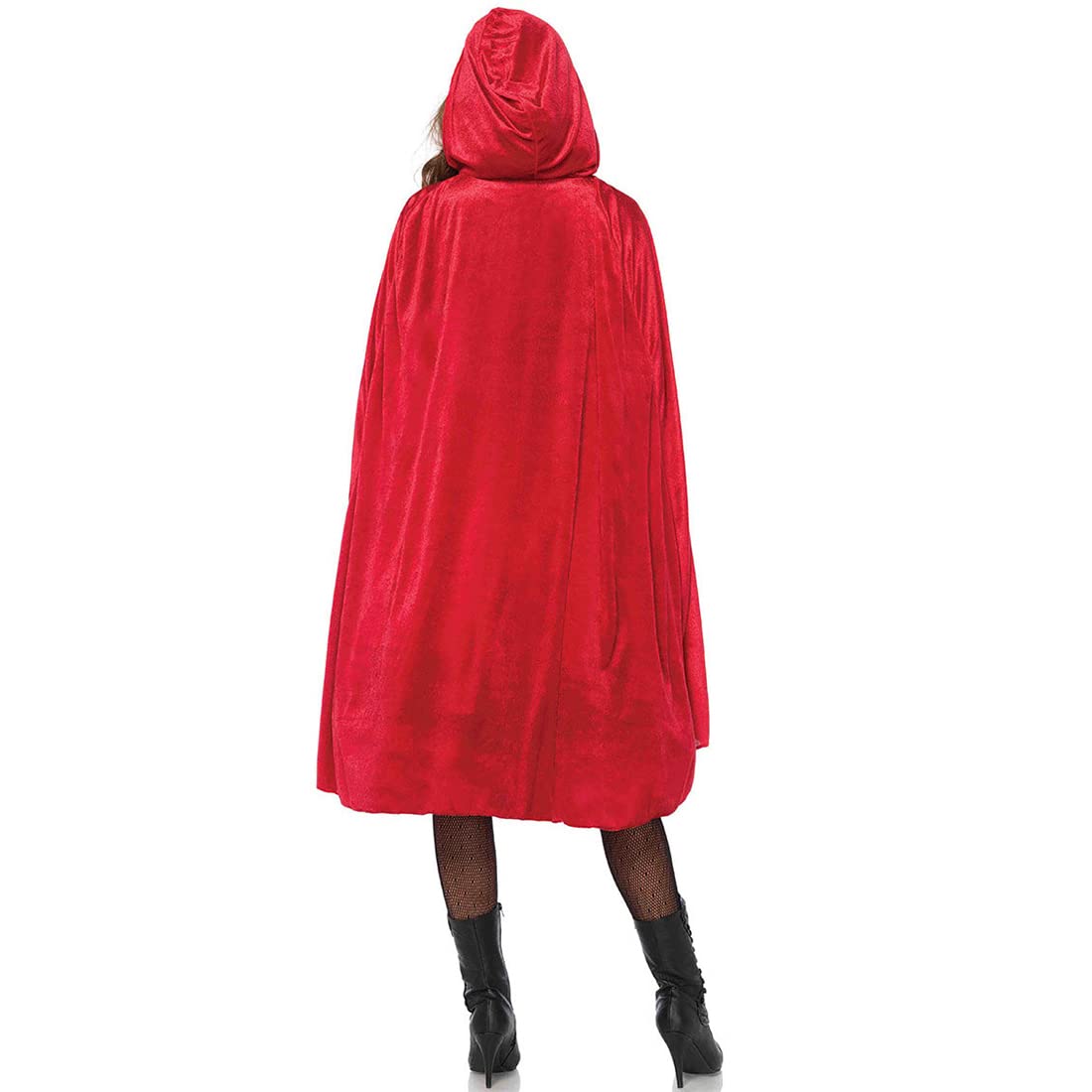 Little Red Riding Hood Costume for Women - Halloween Fairy Tale Dress with Cape & Basket - Perfect for Halloween Parties, Cosplay, and Themed Events