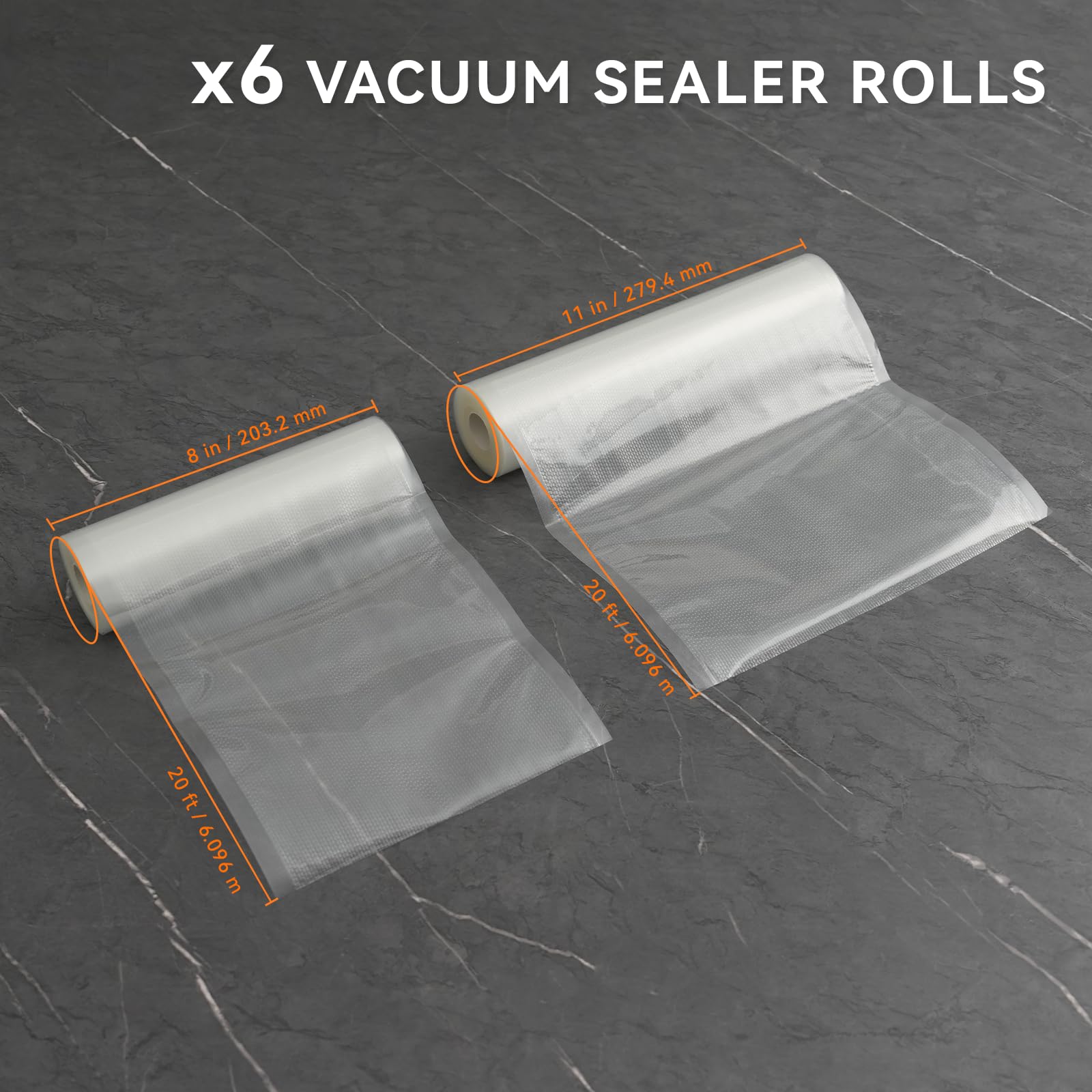 Wevac Lite Vacuum Sealer Rolls - 8