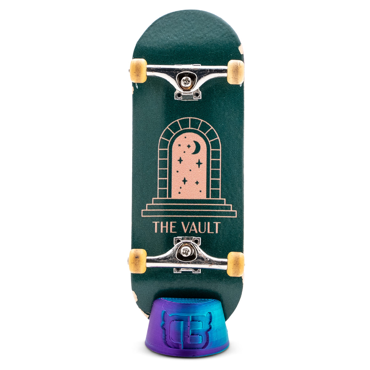 Premium Fingerboard Stand for Skateboard Tricks - Portable Mini Ramp for Finger Skateboarding - Perfect for Home, Office & Travel Use