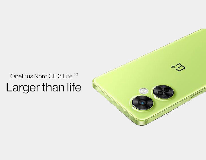 OnePlus Nord CE 3 Lite 5G Smartphone - 128GB ROM 8GB RAM - GSM Unlocked Dual SIM - Pastel Lime - Perfect for Streaming, Gaming & Social Media