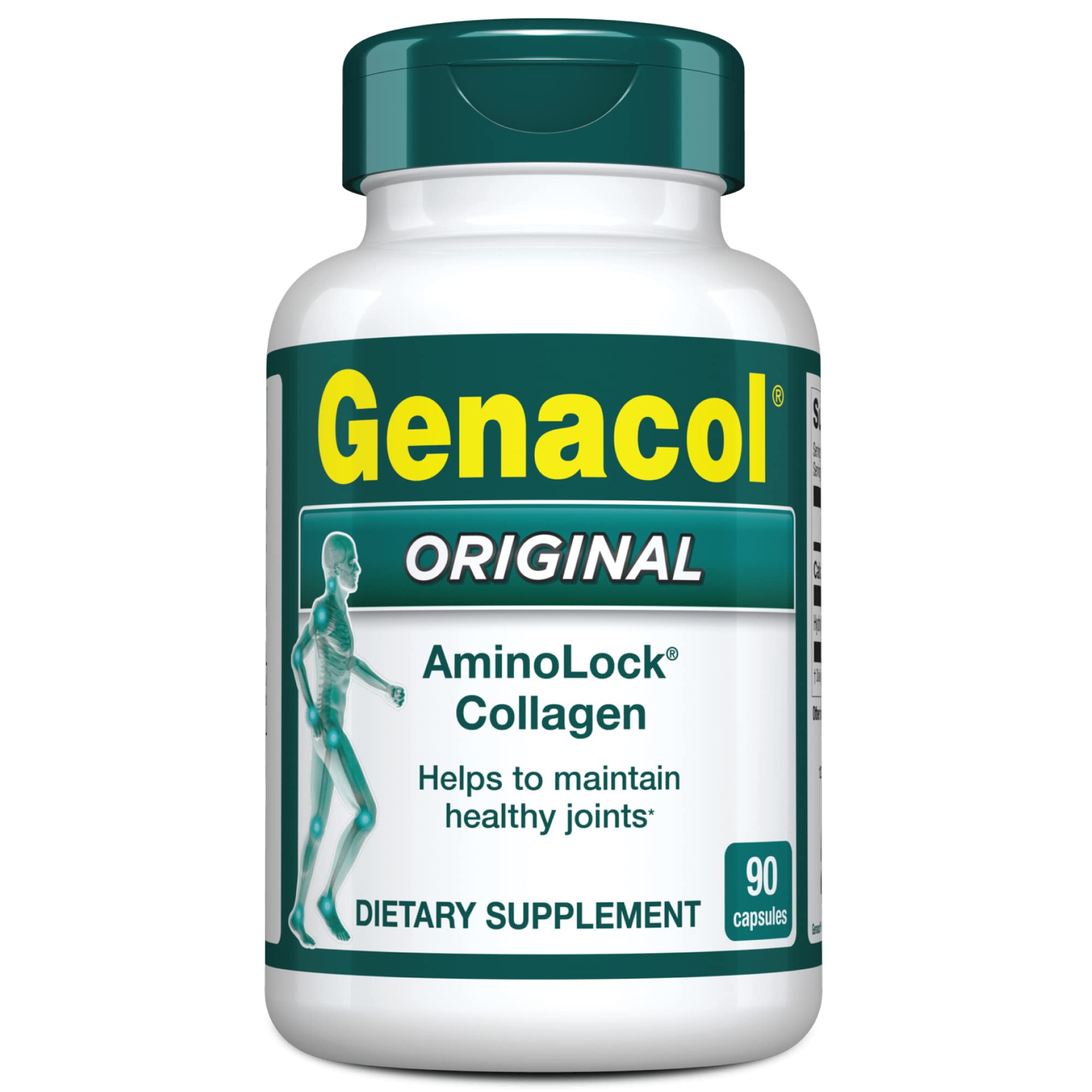GENACOL Hydrolyzed Collagen Joint Health Supplement for Men & Women - Patented Absorption Technology for Joint Support & Pain Relief | Gluten Free, Non-GMO | 90 Capsules | Ideal for Active Lifestyles, Post-Workout Recovery & Aging Joint Care
