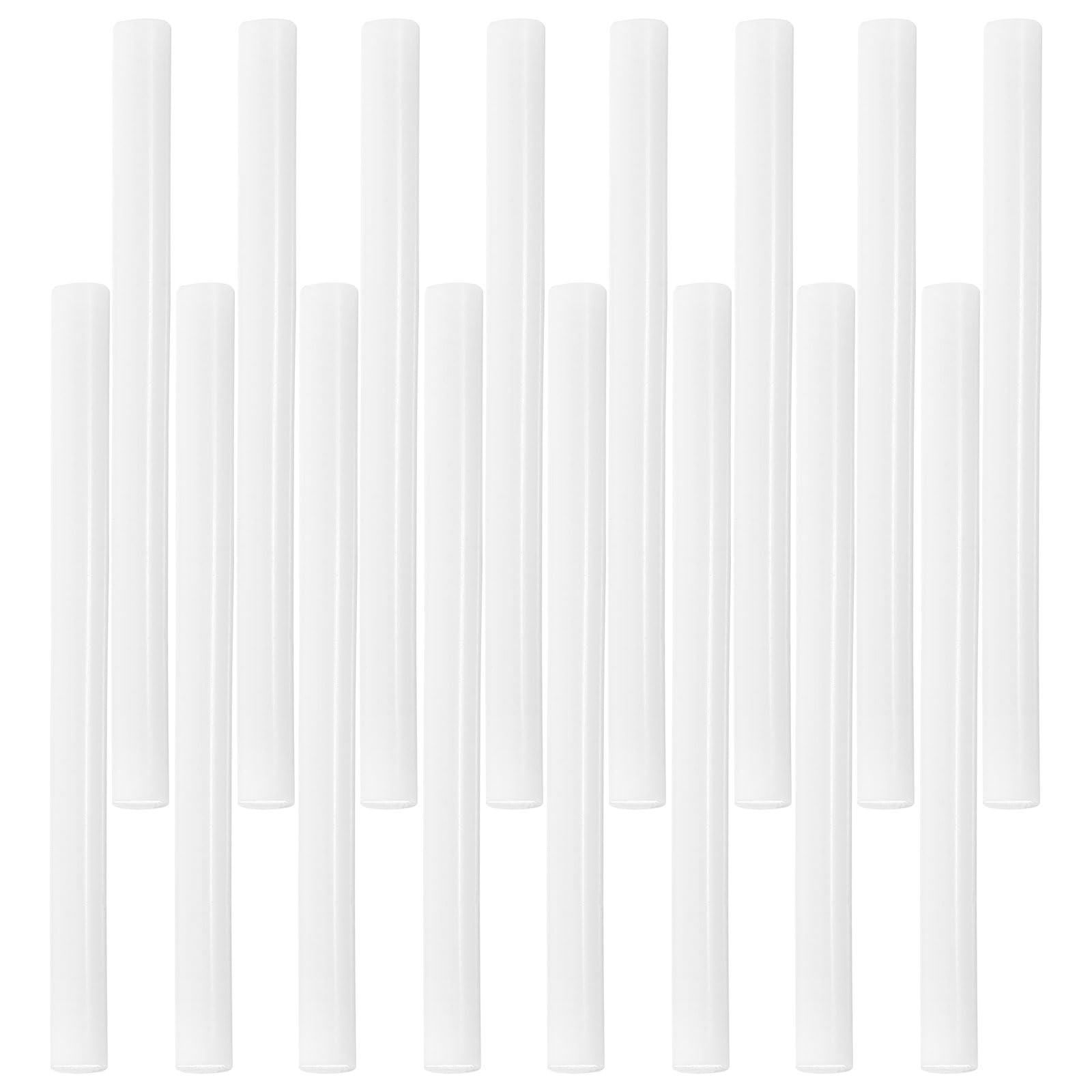 16Pcs 7mm White Hot Melt Glue Sticks - All Purpose Craft Glue Sticks for DIY Projects, Home Repairs & School Supplies | Compatible with Most Hot Glue Guns