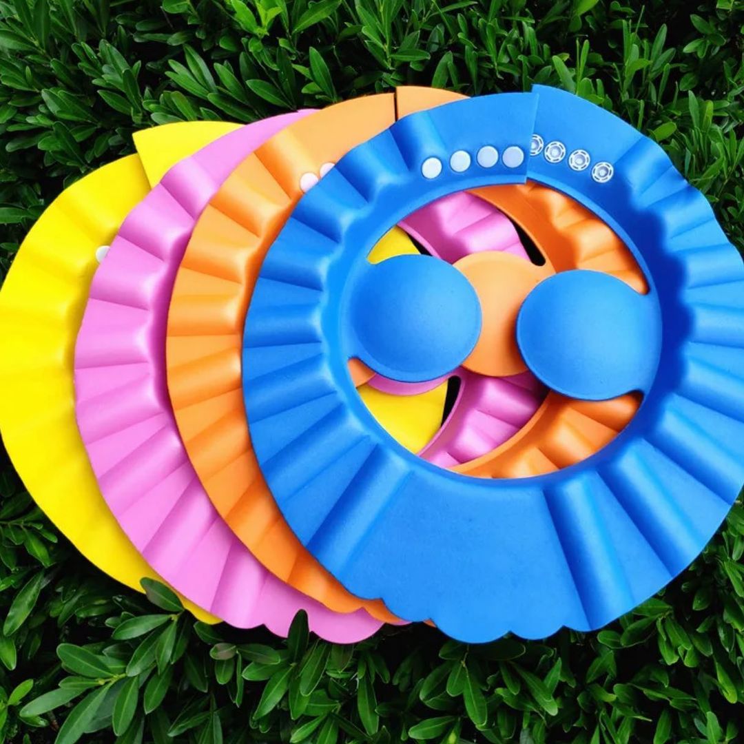 Baby Shower Cap - Waterproof & Reusable for Infants & Toddlers - Soft & Comfortable Bathing Accessory for Hair Protection - Perfect for Bath Time, Swimming & Spa Days