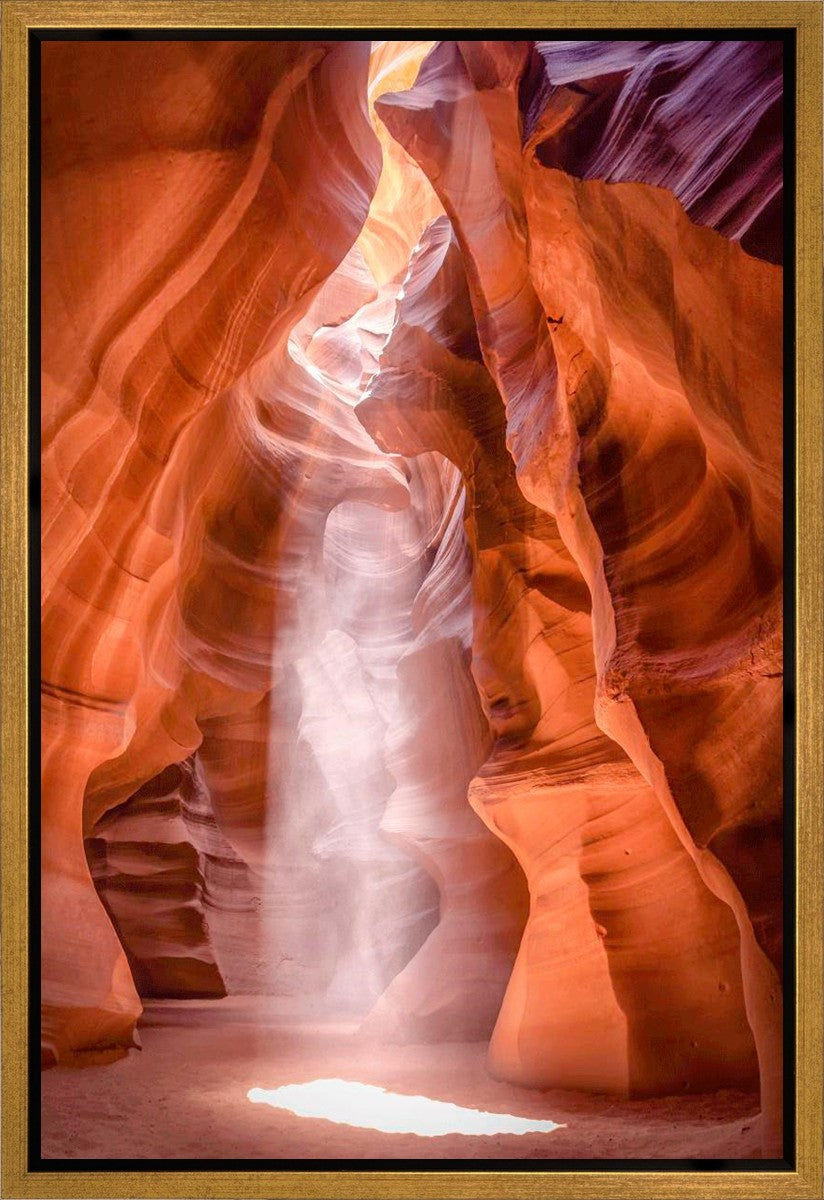 Antelope Canyon Cathedral Gallery Wrap Canvas Print - Stunning Landscape Wall Art for Living Room, Bedroom & Office Decor