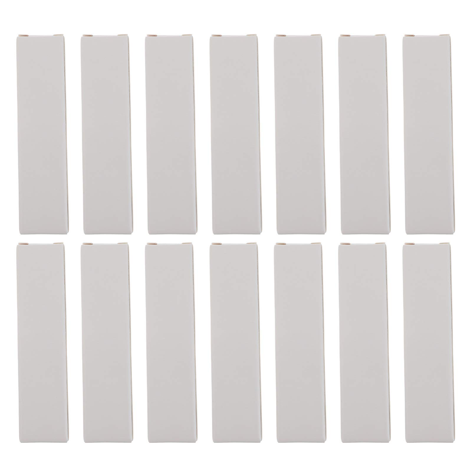 ARTIBETTER 50Pcs Empty Lip Gloss Tubes with Paper Boxes - White Cosmetic Packaging for Lipstick, Lip Balm & Perfume Storage | Perfect for DIY Beauty Products, Retail Display & Gift Packaging