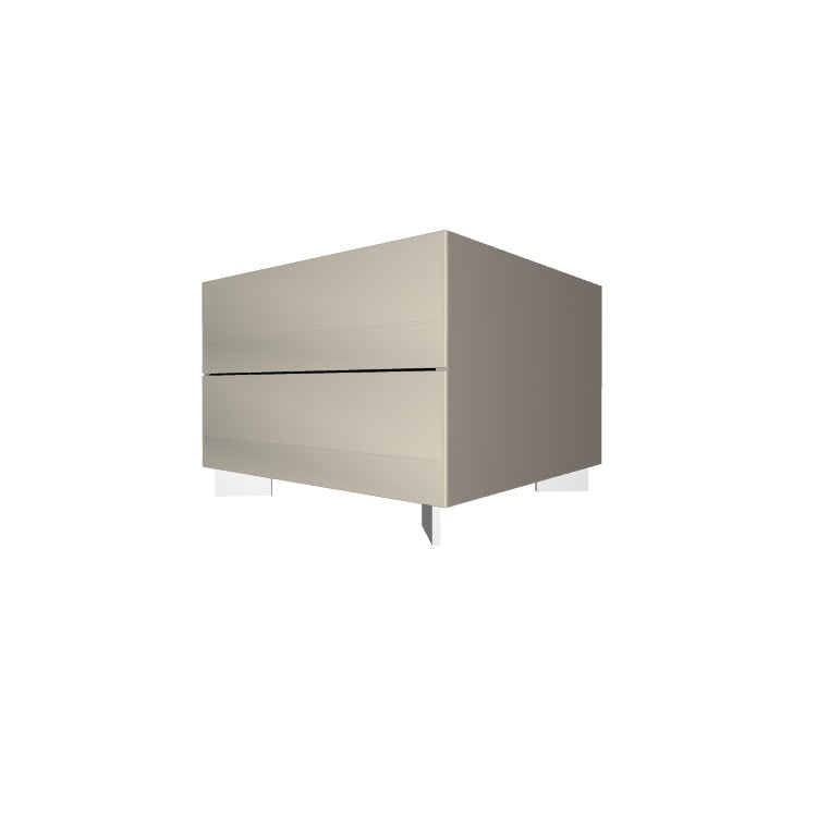Cattelan Italia Dyno Modern Nightstand - Stylish Bedside Table with Drawer for Bedroom Decor | Perfect for Small Spaces, Apartments & Guest Rooms