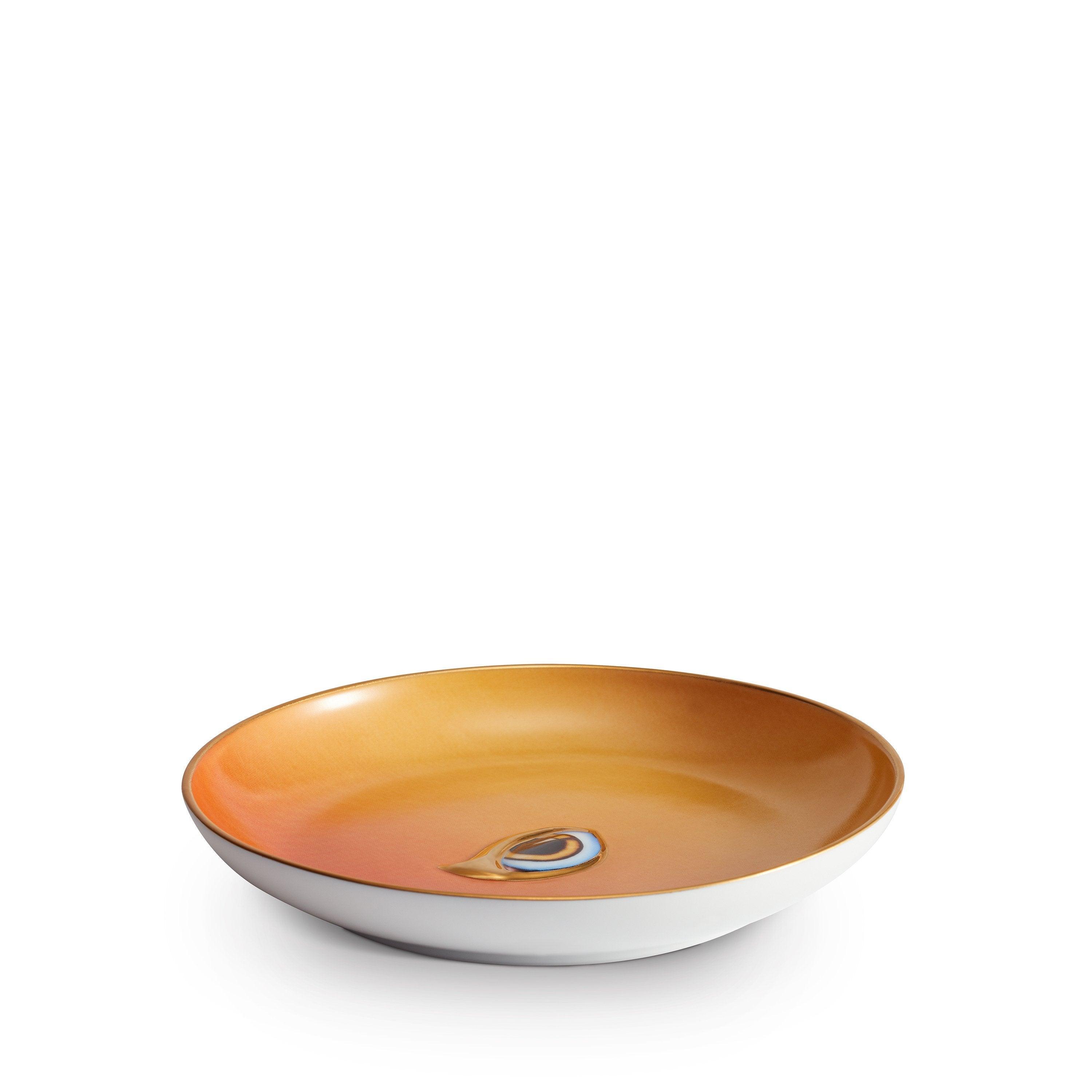 Lito Plate Orange Yellow - Durable Melamine Dinner Plate Set for Home, Restaurant & Outdoor Use - Perfect for Everyday Meals, Parties & Picnics