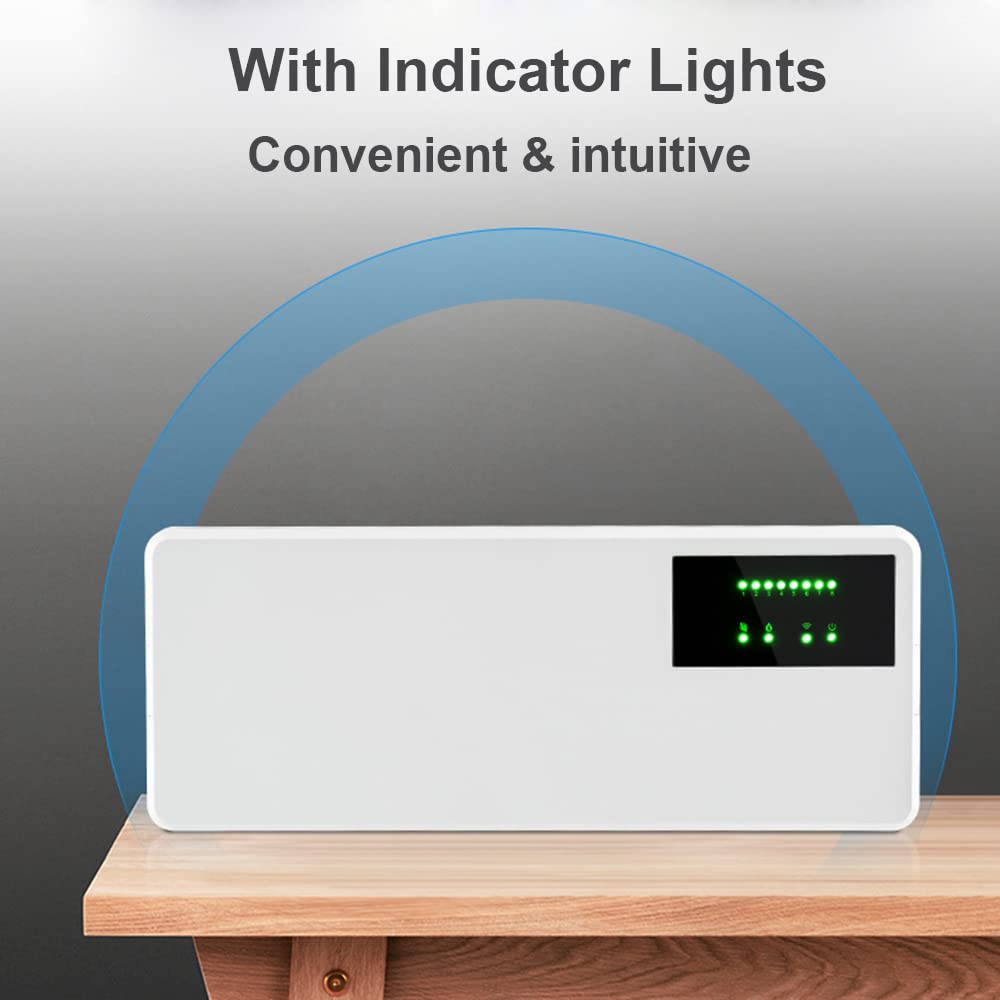 8-Channel Hub Controller with 8 Sub-Chamber Electric Valve - Smart Temperature Control for Underfloor Heating, AC, Gas Boiler & Water Circulating Pumps | Perfect for Home & Commercial HVAC Systems