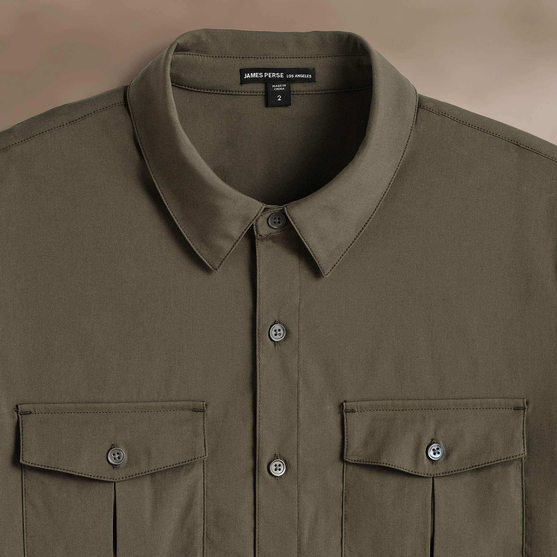 Premium Performance Poplin Shirt for Men - Army Green | Breathable & Comfortable Casual Wear for Office, Travel & Outdoor Activities