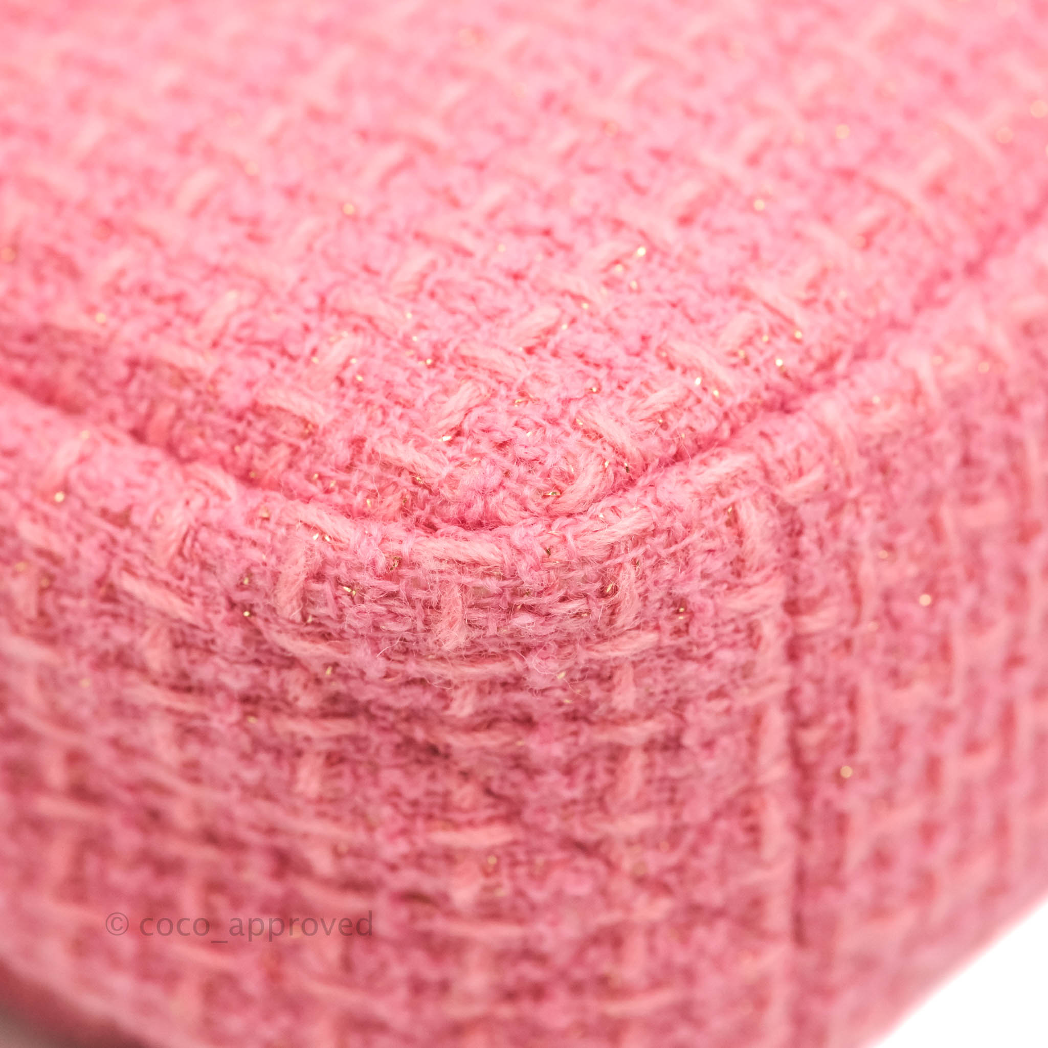 Chanel 19 Small Tweed Handbag in Pink with Mixed Hardware - Luxury Crossbody Bag for Women, Perfect for Date Night & Special Occasions