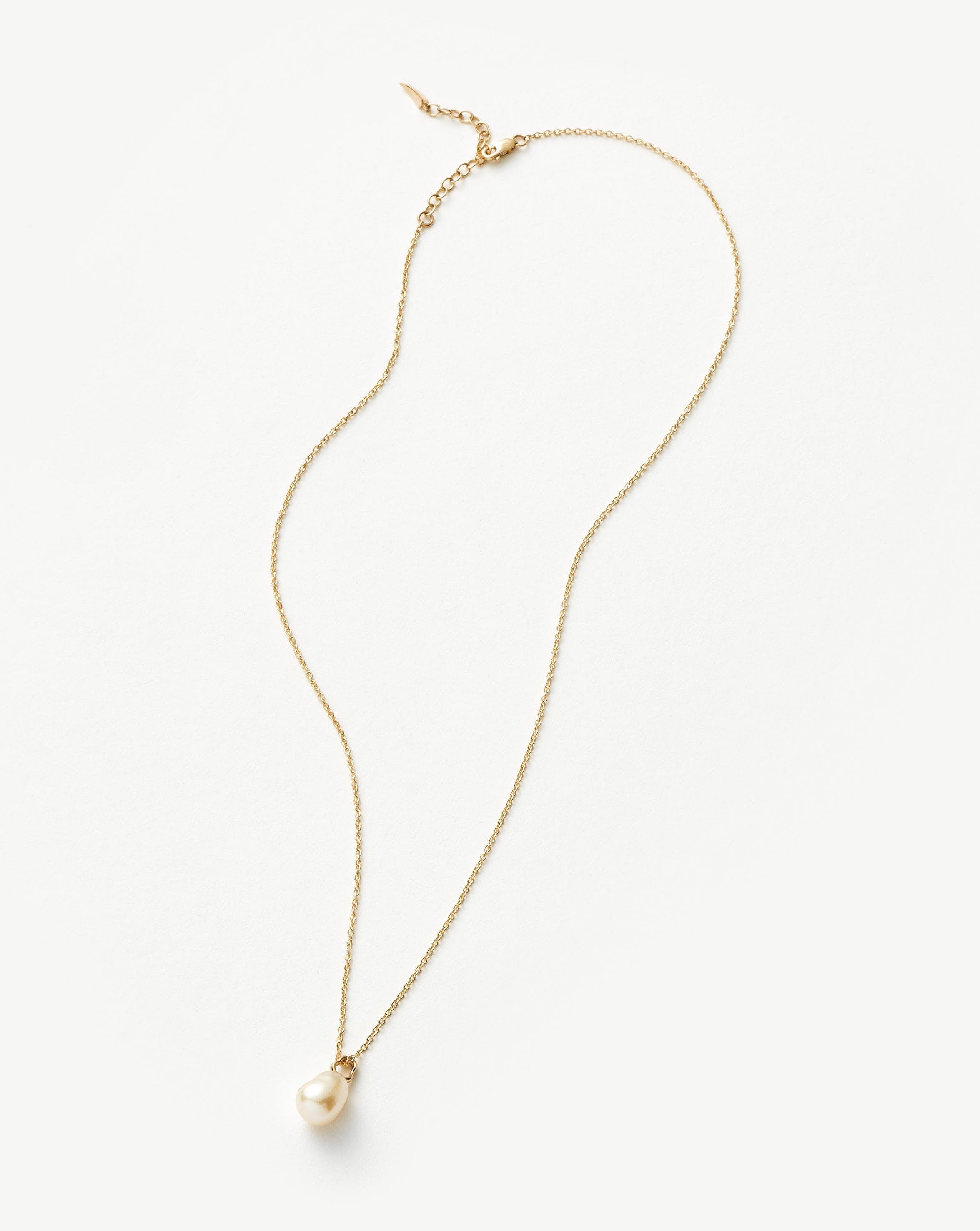 Elegant Baroque Pearl Pendant Necklace - Organic & Unique Jewelry for Women - Perfect for Weddings, Parties & Special Occasions