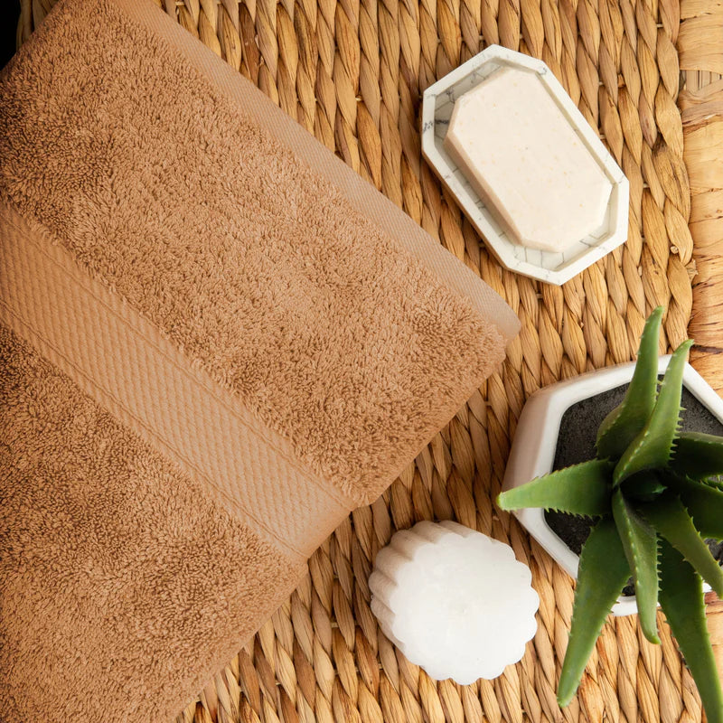Premium 10-Piece Egyptian Cotton Towel Set - Ultra Soft, Heavyweight & Plush for Bath, Spa & Luxury Home Use