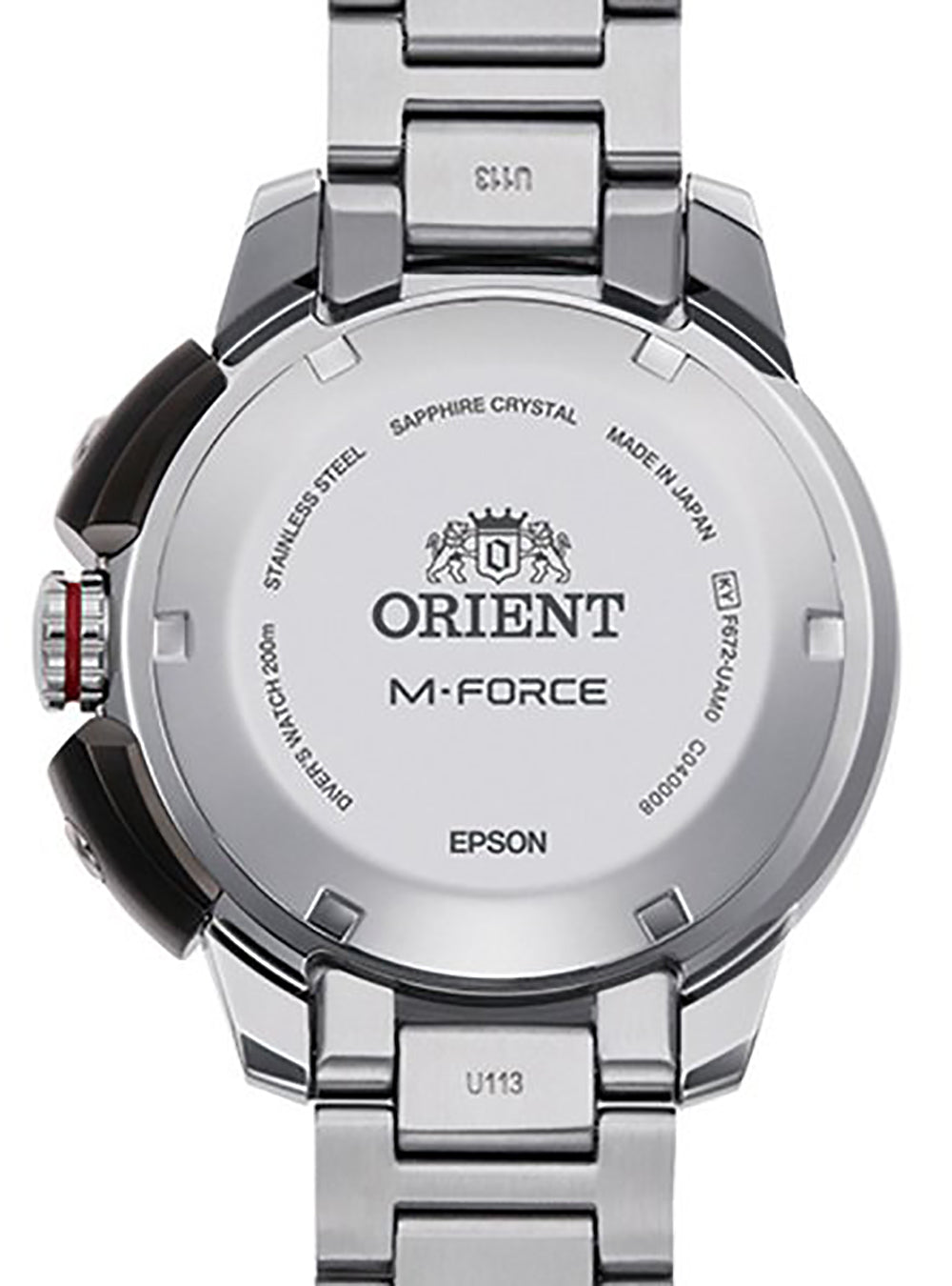 Orient M-Force Sports 70th Anniversary Automatic Watch RN-AC0L02R - Made in Japan JDM - Durable Dive Watch for Men, Perfect for Water Sports & Outdoor Adventures