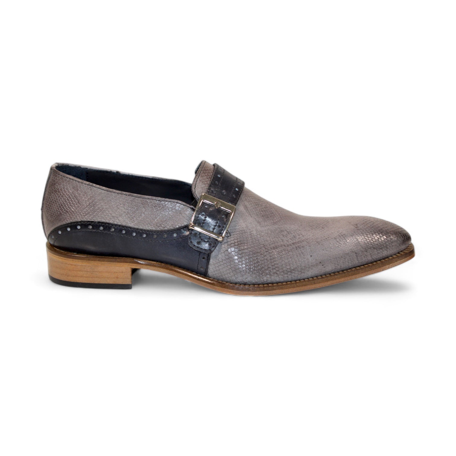 Duca Di Matiste Sezze Men's Casual Sneakers - Light Grey/Dark Grey Colorway | Comfortable Walking Shoes for Men | Perfect for Daily Wear, Gym & Travel