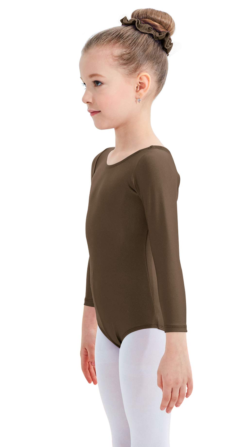 Speerise Girls Long Sleeve Leotard - Gymnastics & Dance Leotards for Kids 3-12 Years, Ballet Unitard for Girls & Boys - Perfect for Ballet Class, Gymnastics Practice & Dance Performances