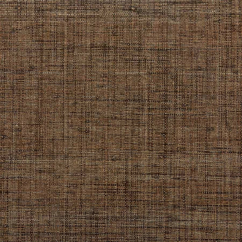 Phillip Jeffries Island Raffia Mangrove Brown Wallpaper - Natural Textured Wall Covering for Coastal & Boho Home Decor