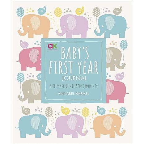 Baby's First Year Memory Book by Annabel Karmel - Track Milestones & Special Moments | Perfect Newborn Gift & Parenting Journal