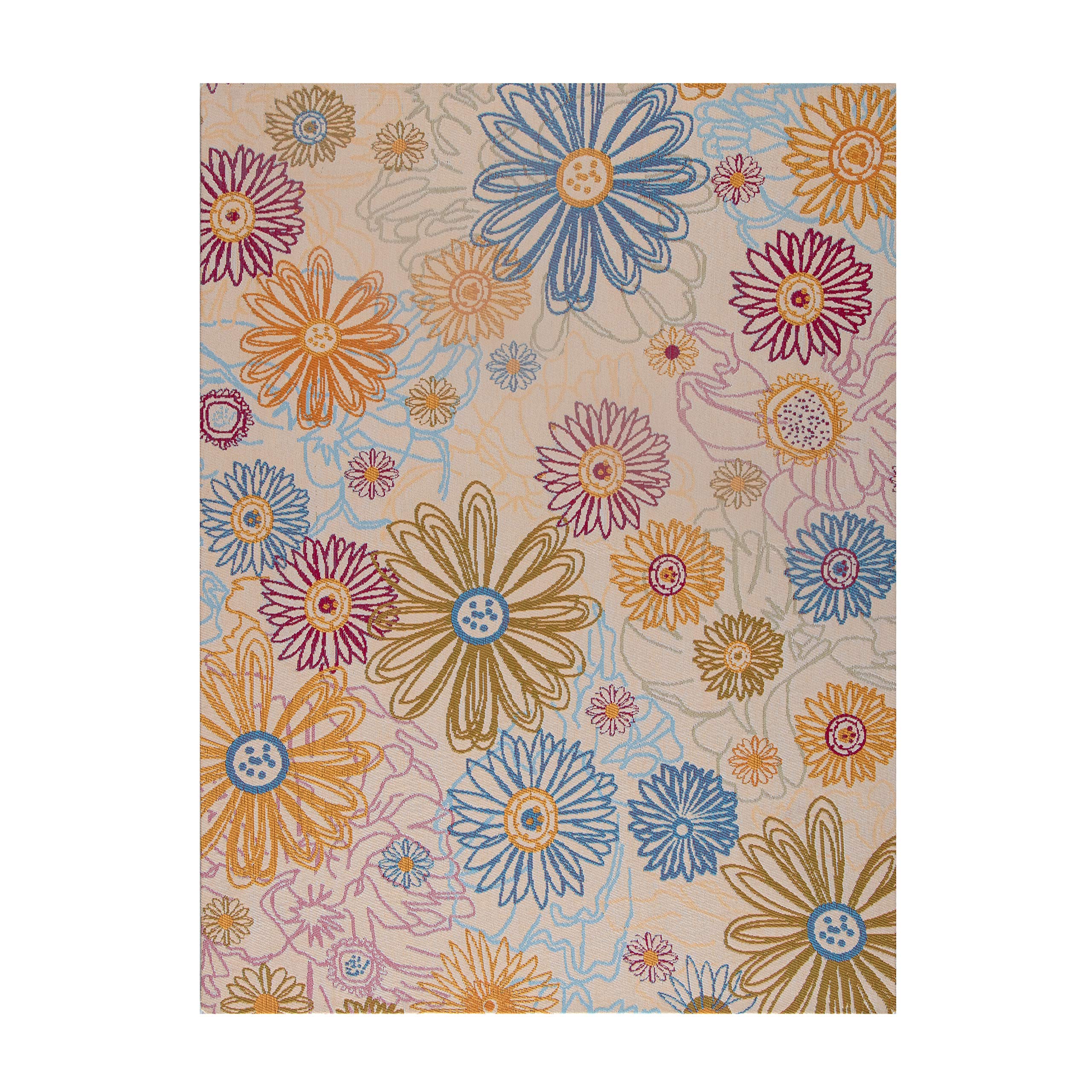 Premium Jacquard Woven Chair Mat with Anti-Slip Backing - 36