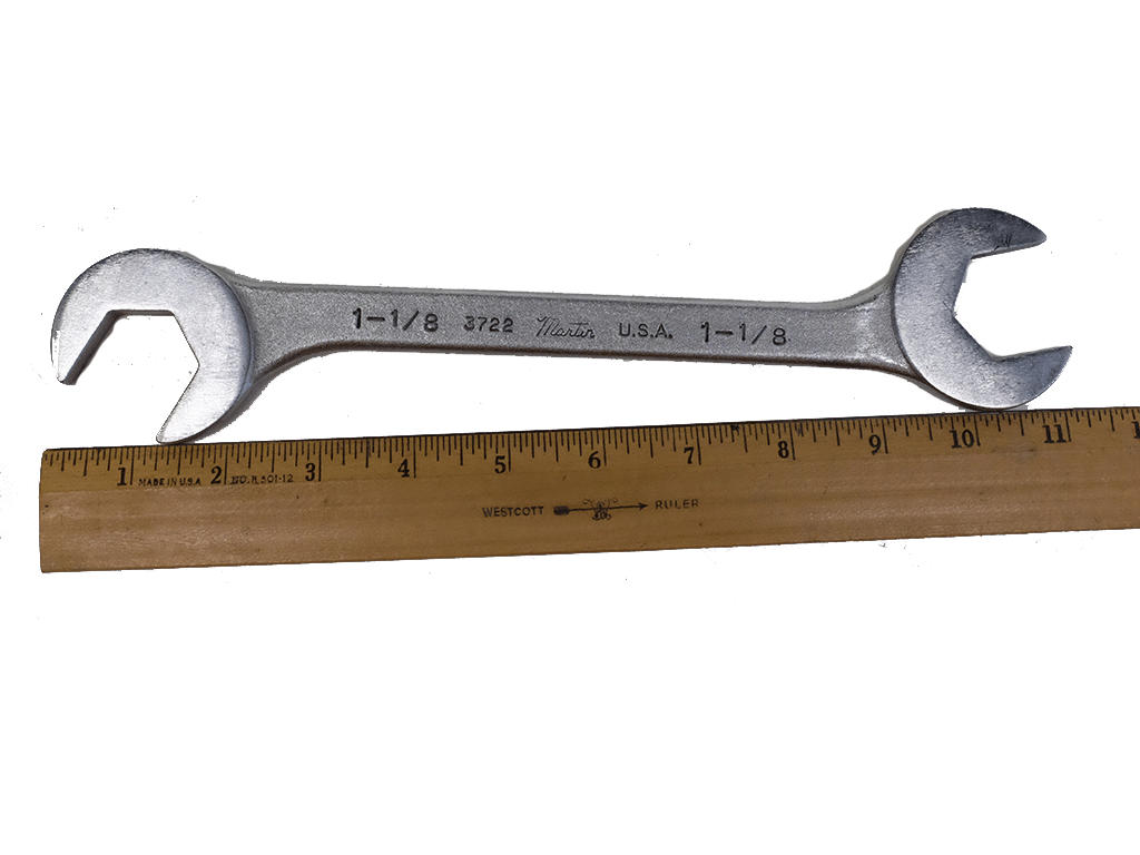 Martin Tools 8-Piece Fractional Open End Wrench Set - SAE Standard Sizes for Automotive Repair, Plumbing & DIY Projects