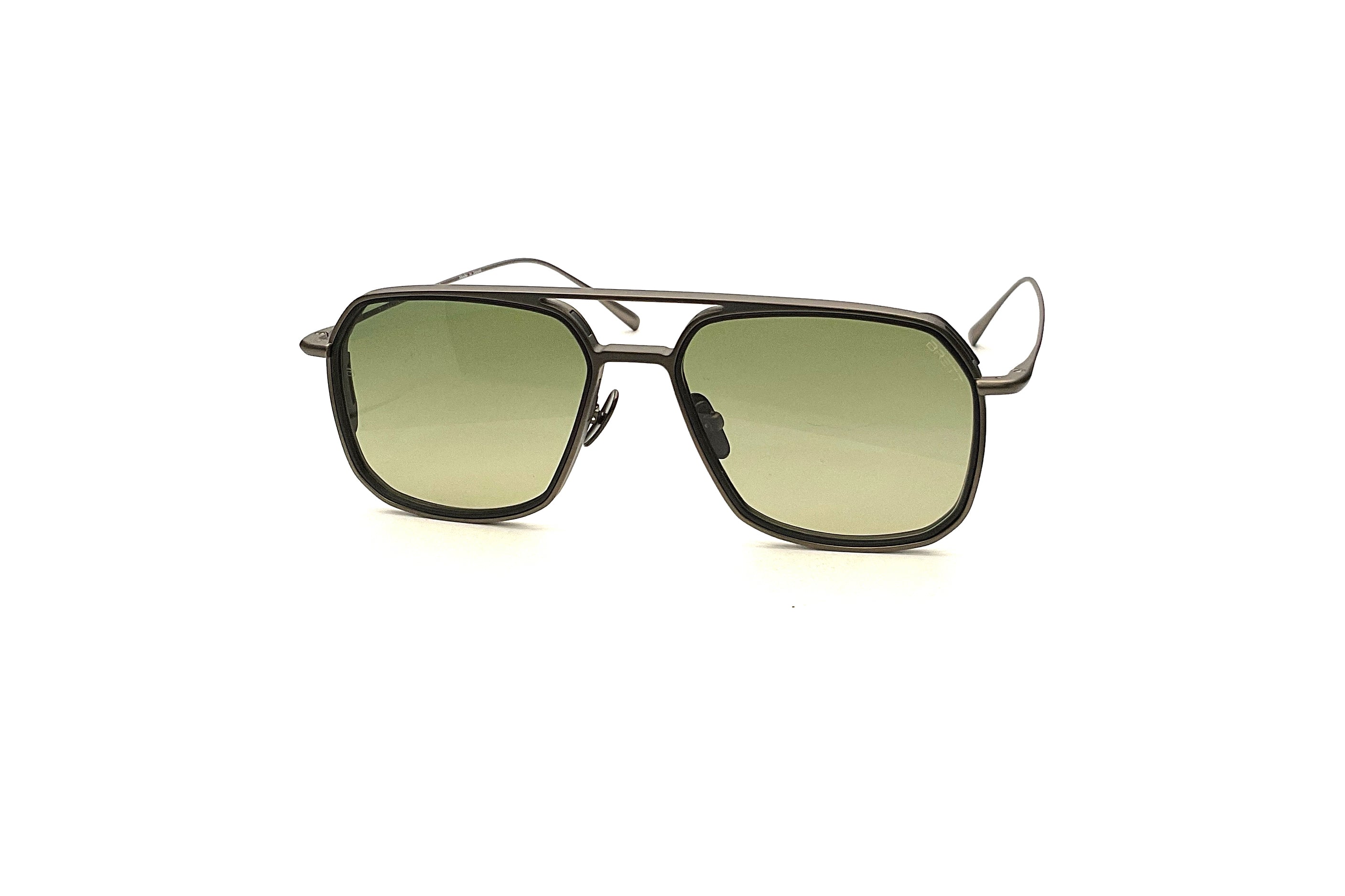 BRETT Eyewear Louis Gunmetal Black Sunglasses - Stylish UV Protection Shades for Men & Women | Perfect for Driving, Beach & Outdoor Activities