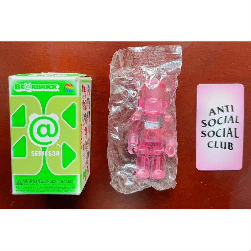 Bearbrick Series 38 ARTIST Anti Social Social Club 100% Collectible Figure - Limited Edition Vinyl Art Toy for Display & Collection, Perfect for Home Decor, Office Display, and Gift for Anime Fans