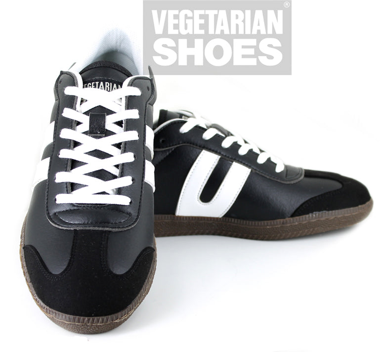 Vegan Cheetah Print Sneakers for Women & Men - Black Faux Leather Casual Shoes | Eco-Friendly, Cruelty-Free Fashion for Everyday Wear & Gym