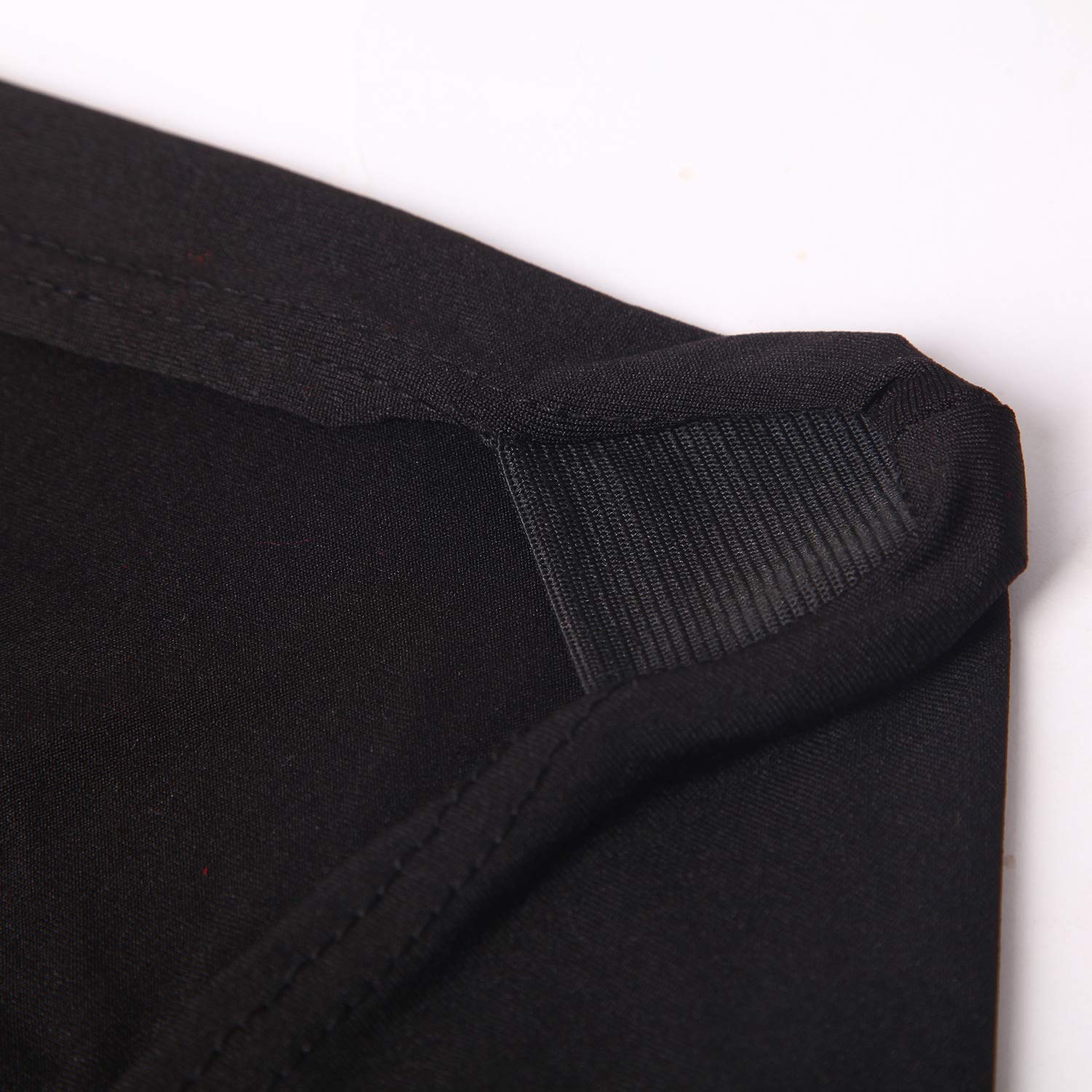 20-Pack Black Stretch Spandex Chair Slipcovers - Elastic Dining Chair Covers for Wedding, Banquet, Party & Home Decor - Fits Most Folding Chairs (Perfect for Events, Restaurants & Indoor/Outdoor Use)