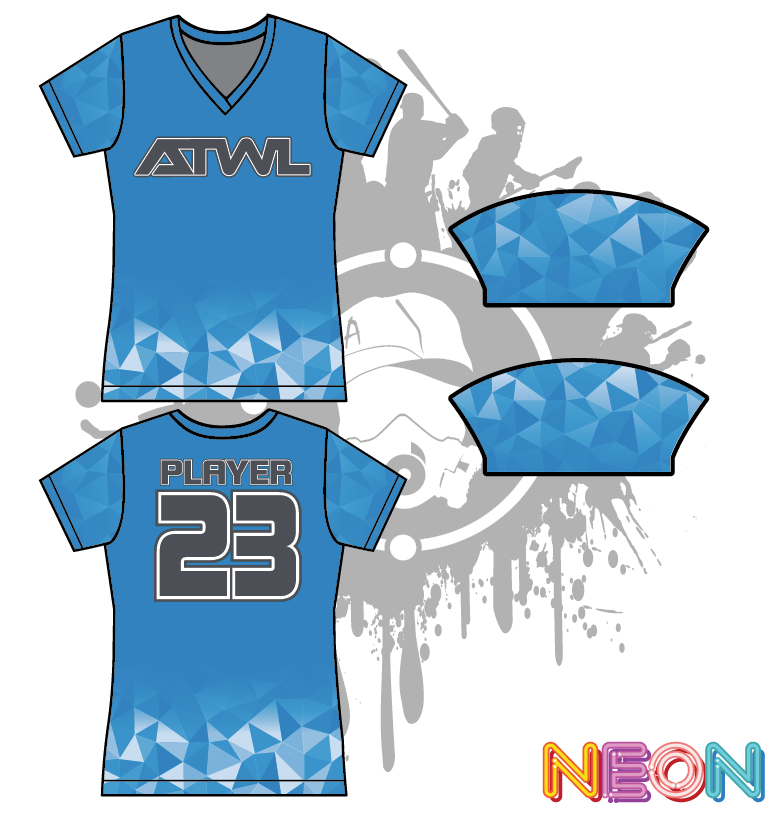 Diamond Cut Women's Full Dye Jersey - Soft & Stylish Baseball Shirt for Women - Perfect for Sports, Casual Wear & Team Uniforms