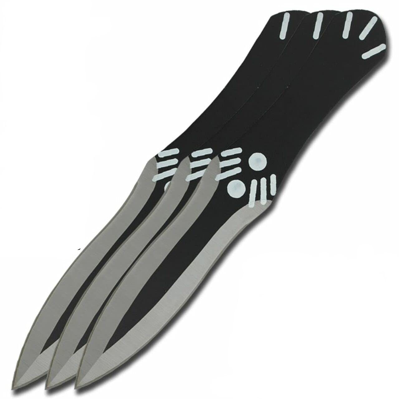 Assassin's Creed Brotherhood Black 3-Piece Throwing Knives Set - Perfect for Cosplay, Collecting & Target Practice