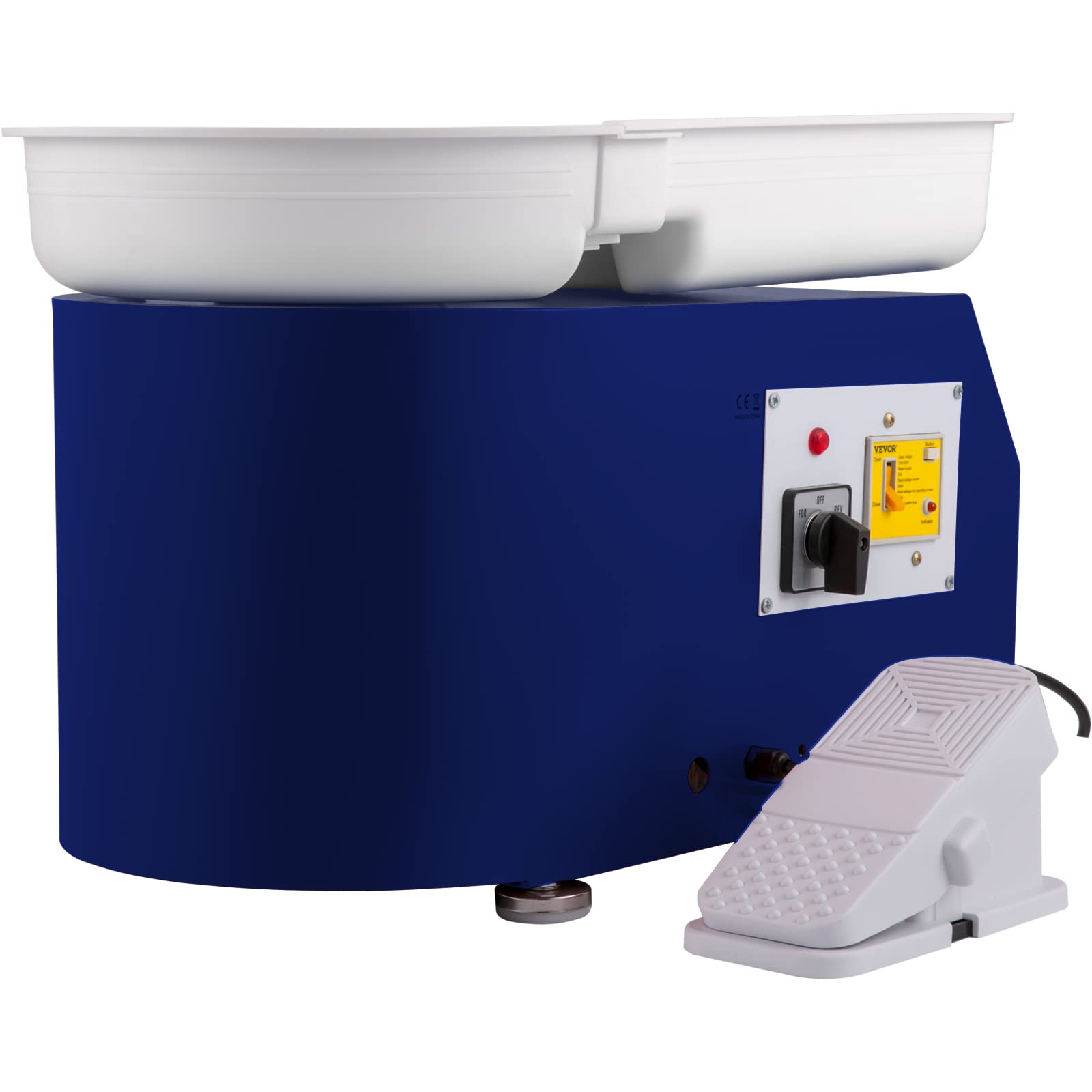 VEVOR 11 Inch Electric Pottery Wheel for Adults & Beginners - 350W Ceramic Forming Machine with Detachable Basin & Foot Pedal, 0-300 RPM Adjustable Speed - Perfect for DIY Clay Crafts, Pottery Making, Art Classes & Creative Gifts for Kids, Teens & Adults