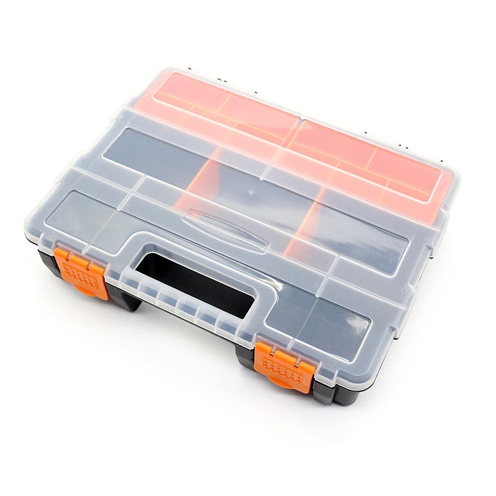 Multifunctional Plastic Tool Box with Handle - Durable Hardware Tool Storage Case for Electricians, Home & Garage Use | Organize Tools Efficiently