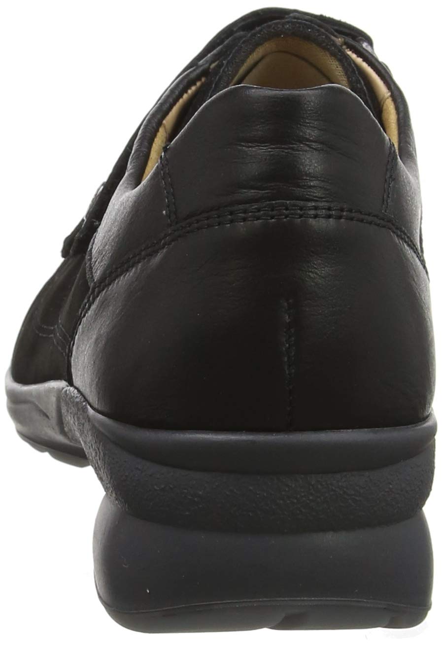 Women's Comfortable Black Loafers 4.5 X-Wide - Classic Slip-On Shoes for Office, Casual Wear & Travel