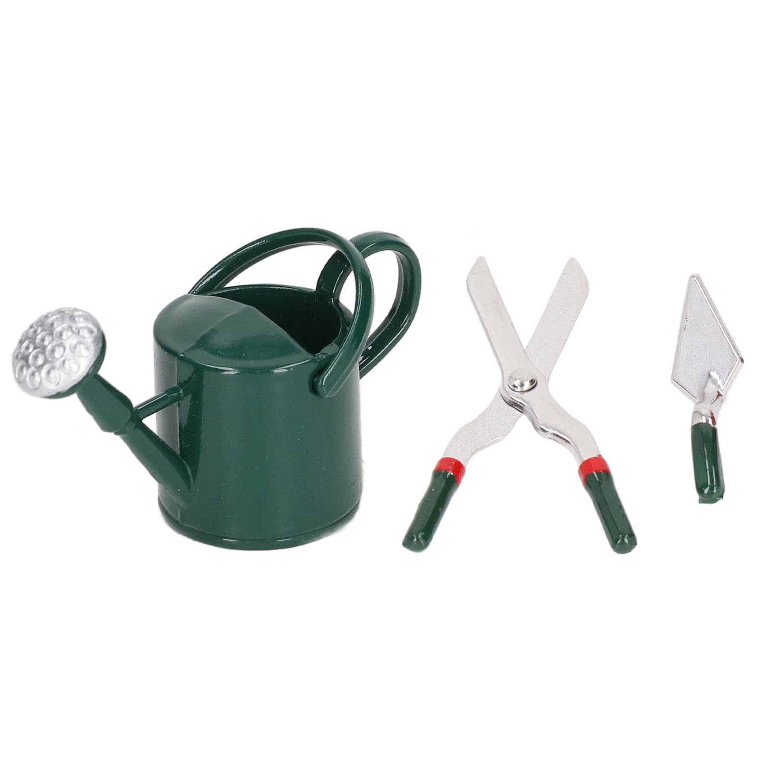 KAKAKE Miniature Garden Tools for DIY Dollhouse & Fairy Gardens - Green