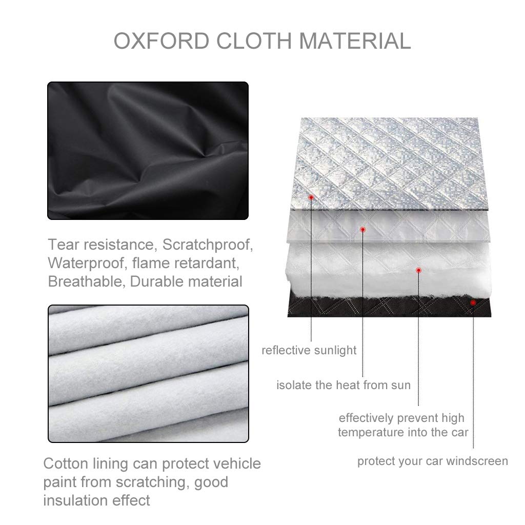 Waterproof Mercedes-Benz SLC 300 Roadster Car Cover with Cotton Lining - Windproof, Dustproof, UV & Snow Protection - Breathable & Tear-Resistant for Indoor & Outdoor Use - Perfect for Parking, Storage & Travel Protection