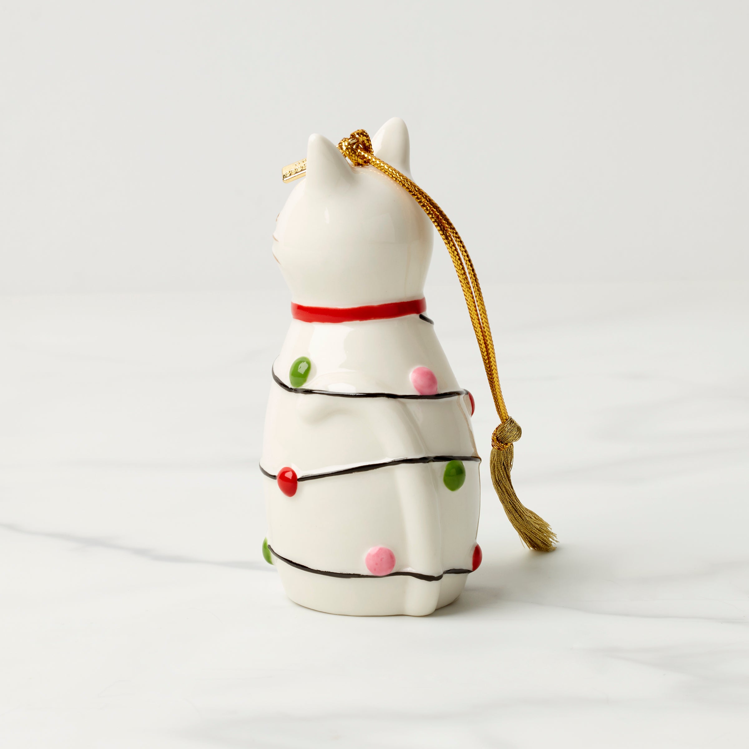 Be Jolly Cat Ornament - Festive Christmas Cat Decor for Tree, Home & Gifts | Holiday Party & Winter Decorations