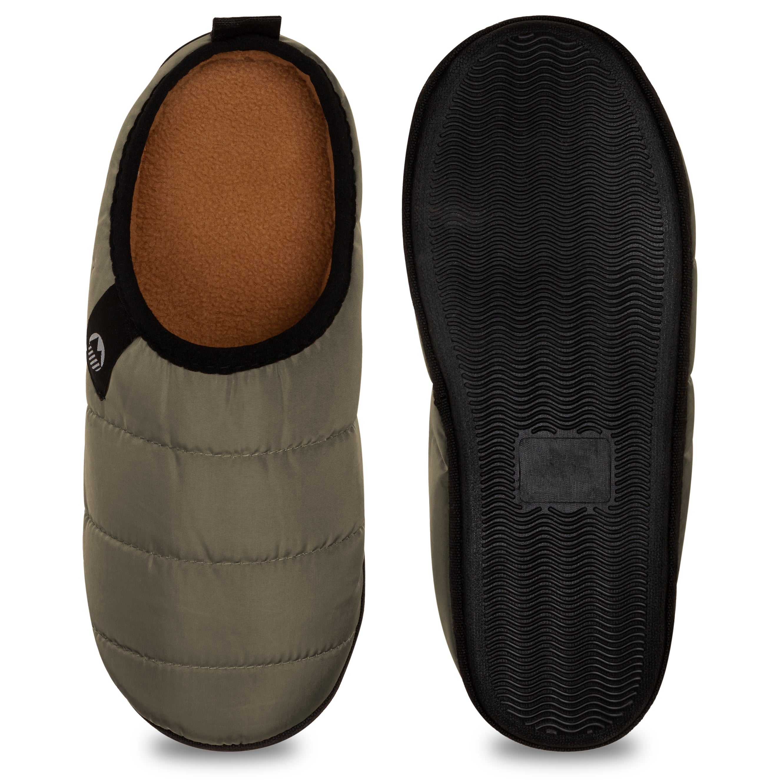 Men's Ultra Warm Tent Slippers - Cozy Winter Indoor/Outdoor House Shoes for Camping, Hiking & Home Comfort