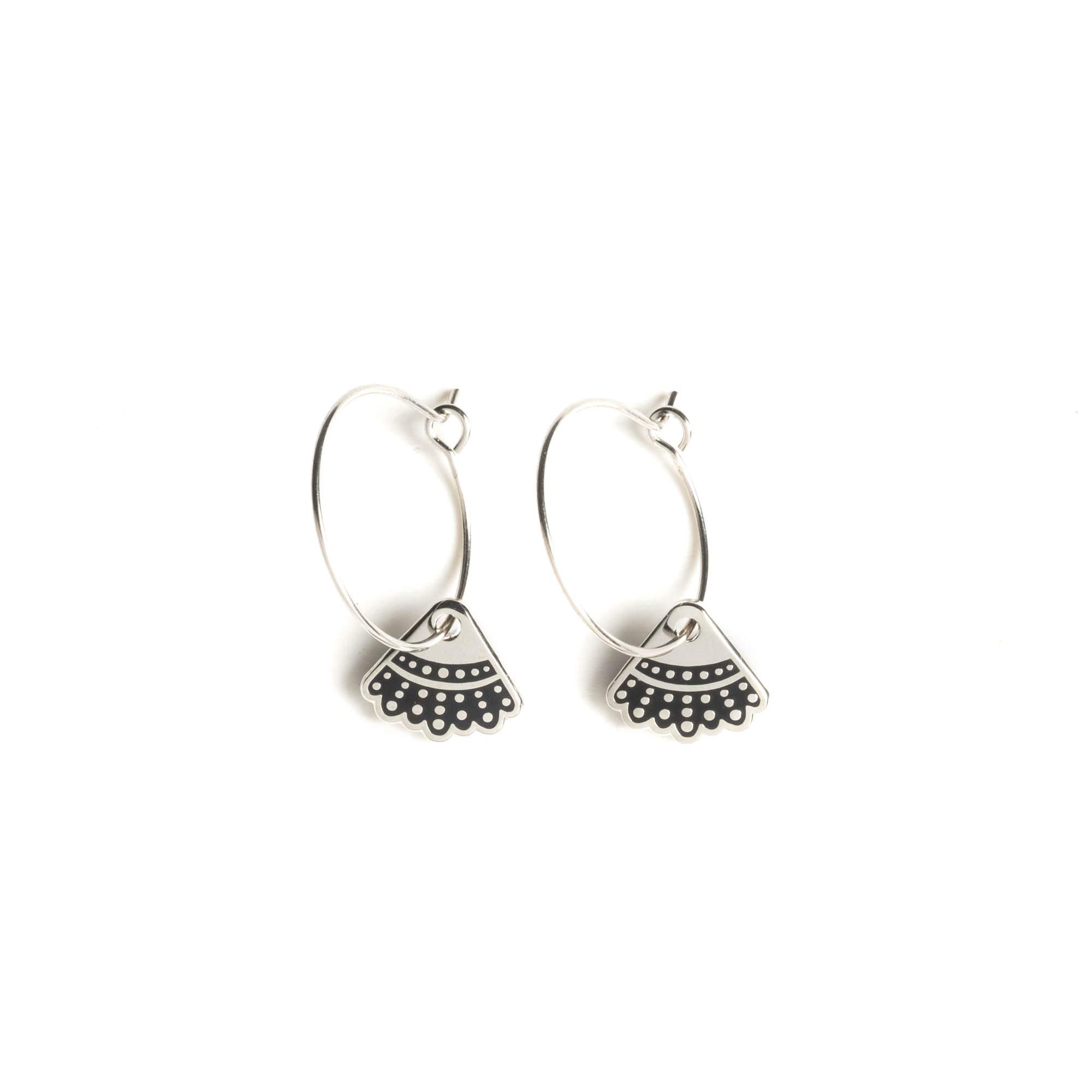 RBG Dissent Collar Earrings for Women - Silvertone Chandelier, Stud, Dangle Drop, Hook & Hoop Charm Jewelry | Ruth Bader Ginsburg Inspired | Perfect for Courtroom, Feminist Events & Political Gatherings