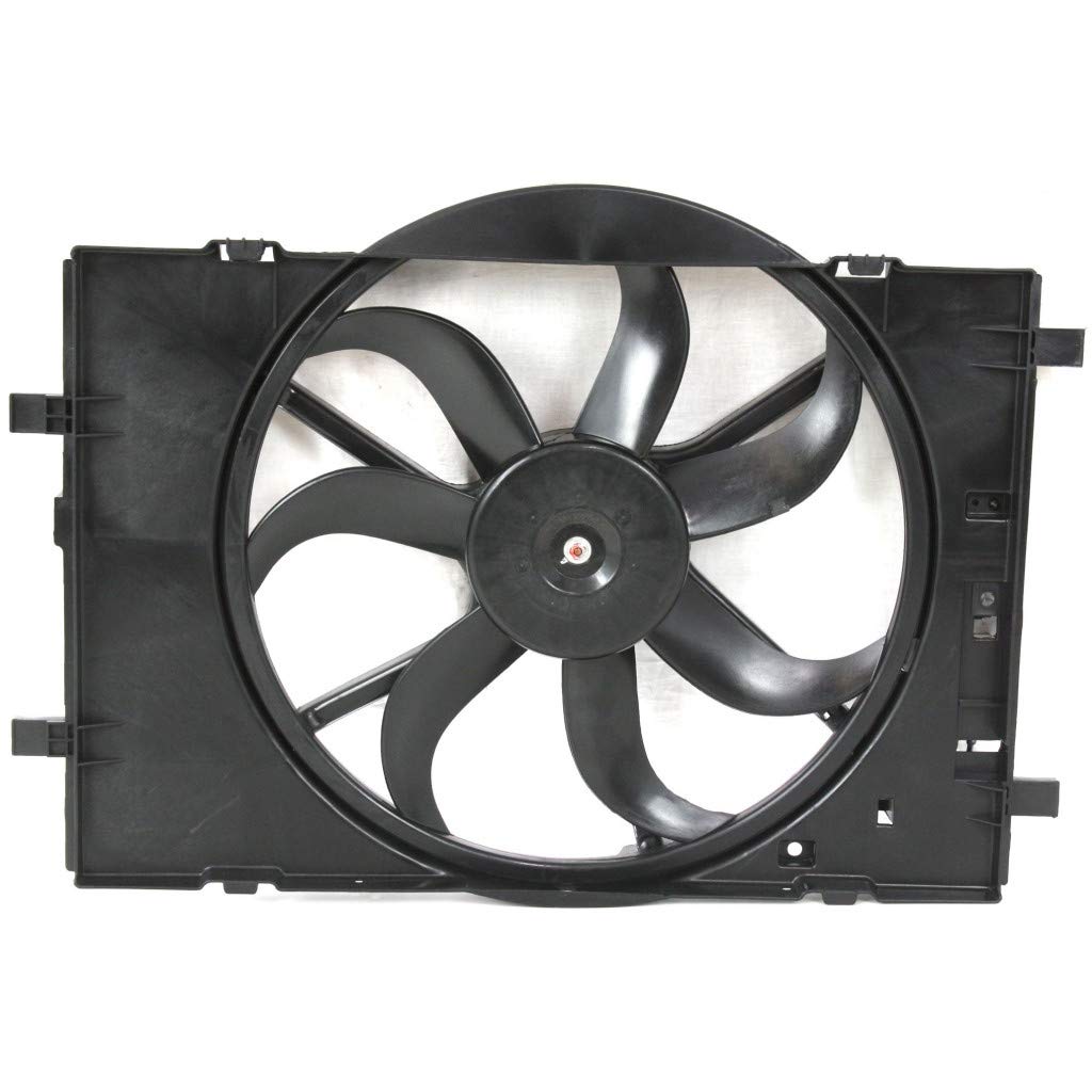 2006-2009 Mercury Milan Radiator Cooling Fan Replacement - Single Fan Assembly Part #FO3115168 7E5Z8C607A | Perfect for Engine Overheating Prevention & Summer Driving Maintenance