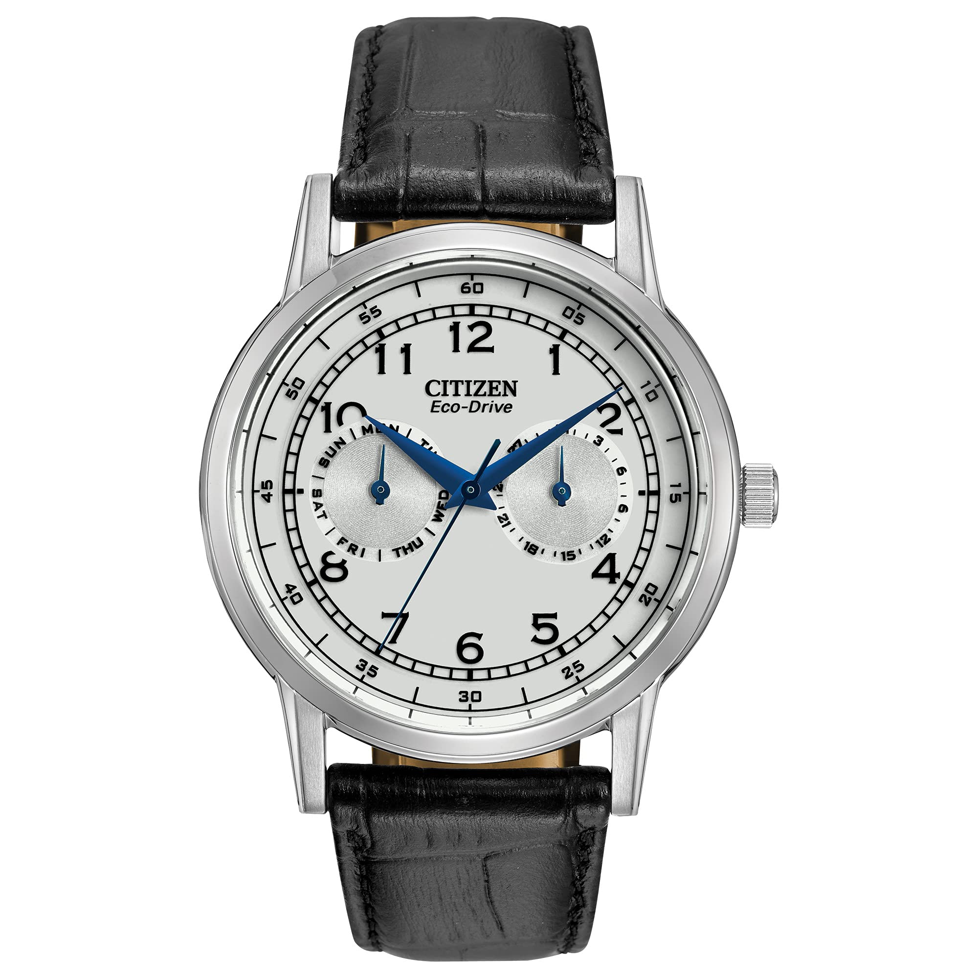 Citizen Eco-Drive Men's Stainless Steel Watch - Classic Corso Design | Solar-Powered, Water-Resistant | Perfect for Business, Formal & Everyday Wear