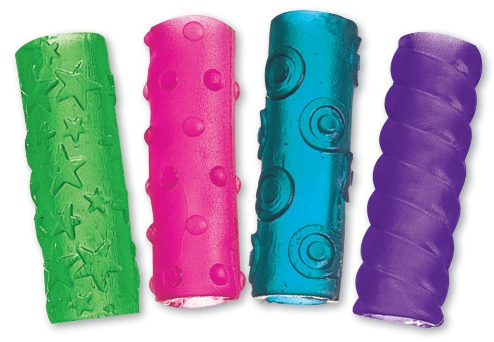 Raymond Geddes Squishy Gripz Pencil Grips - Pack of 100, Soft Ergonomic Writing Aid for Kids & Adults - Perfect for School, Office & Handwriting Practice