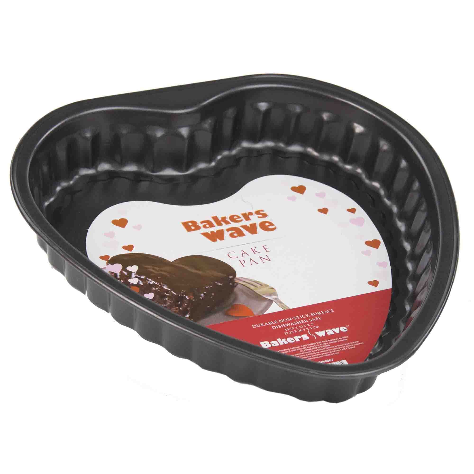 Heart Shaped Cake Pan - Non-Stick Baking Pan for Valentine's Day, Anniversary & Romantic Desserts - Perfect for Cakes, Brownies & Jello Molds