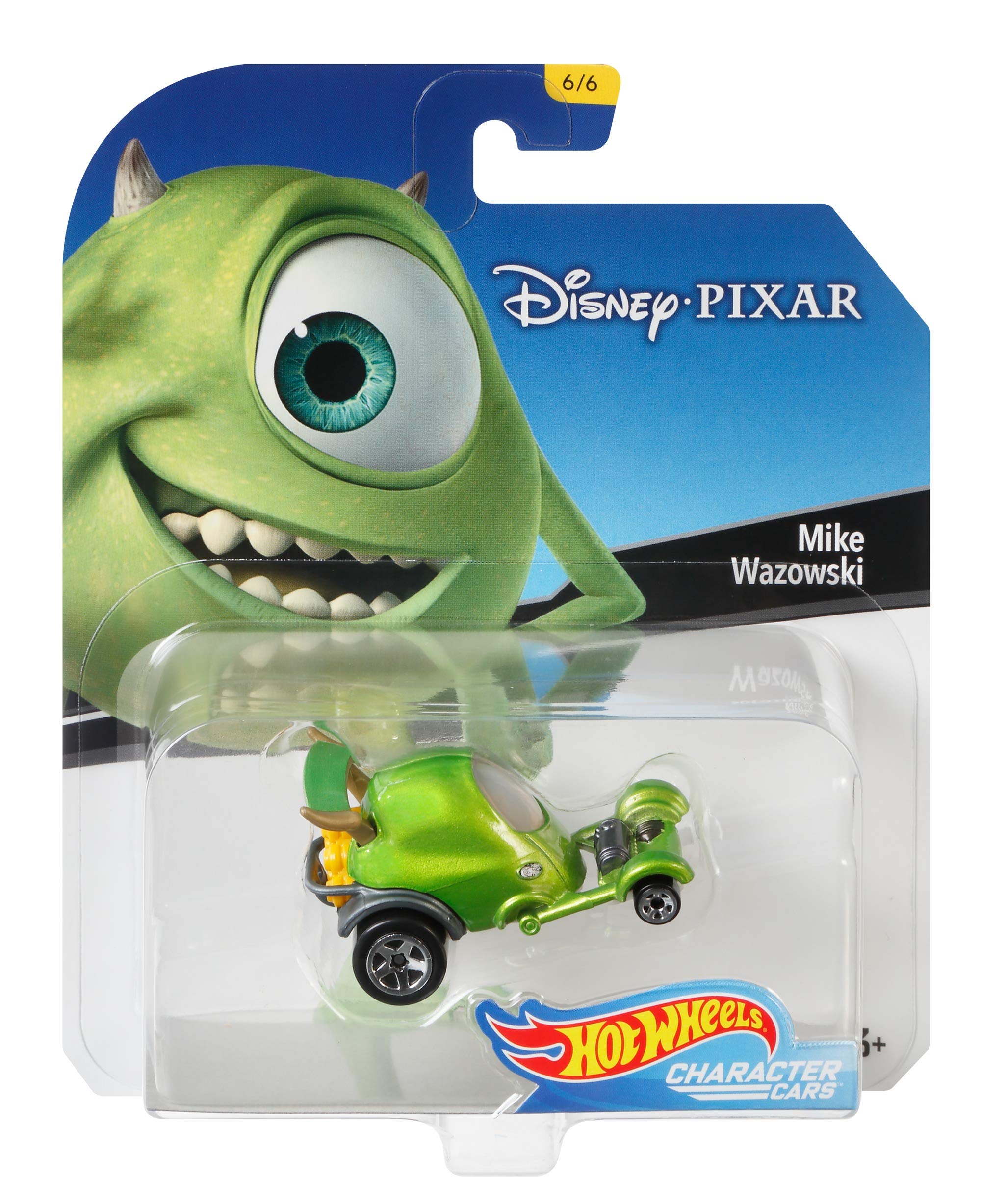 Hot Wheels Mike Wazowski 1:64 Scale Die-Cast Car Toy - Monsters Inc Collectible for Kids & Adults - Perfect for Play, Display & Gifts
