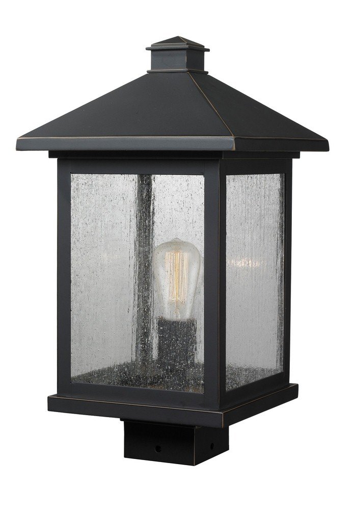 Portland - 1 Light Outdoor Post Mount Lantern in Coastal Style - 9.5