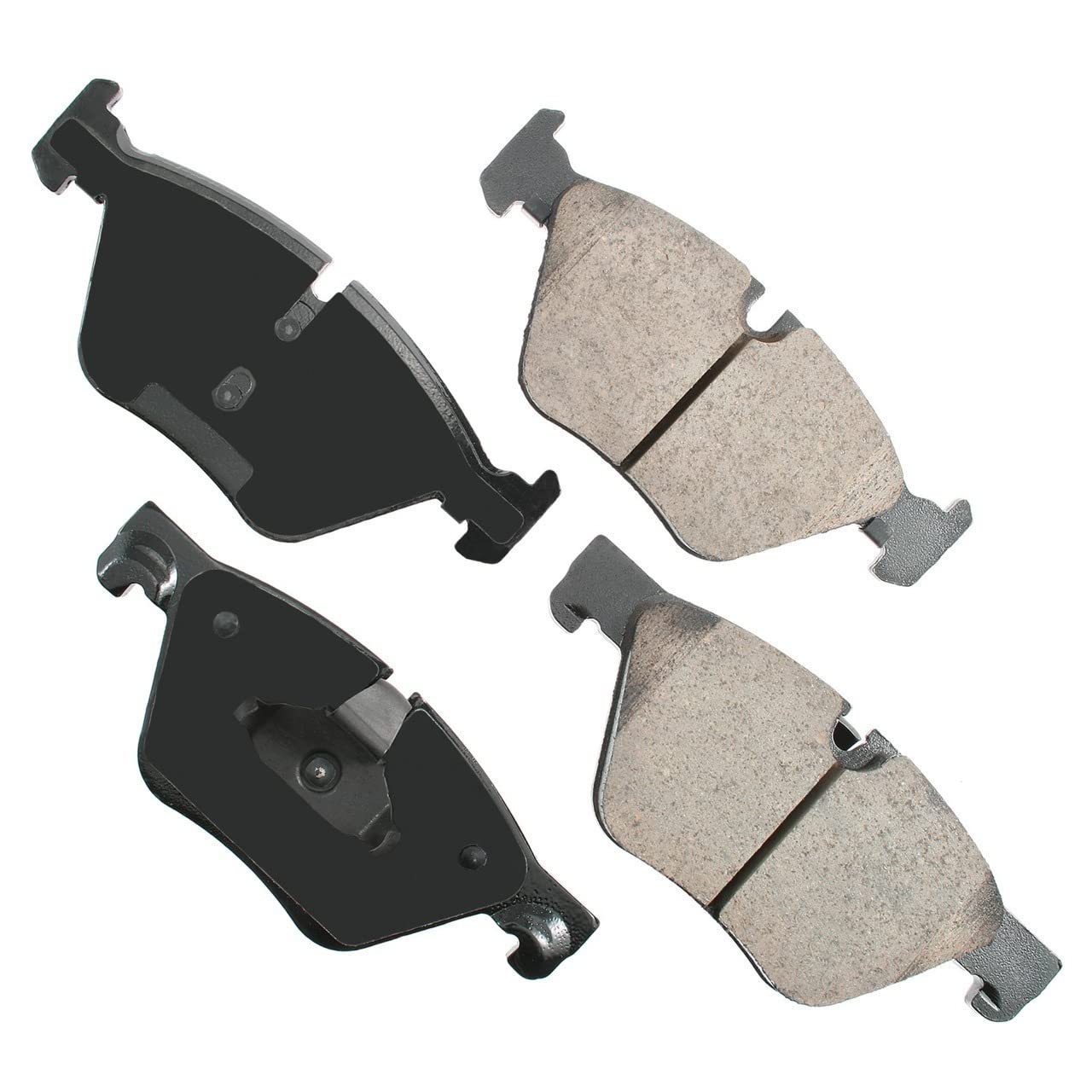 Akebono EUR1504 Premium Ceramic Disc Brake Pads - Low Noise & Dust-Free Performance for European Cars - Perfect for Daily Commuting & City Driving