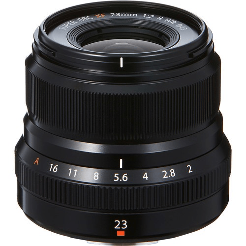 FUJINON XF 23mm F2 R WR Black Lens - Fast Aperture Prime Lens for Fujifilm X-Mount Cameras | Perfect for Street, Travel & Portrait Photography