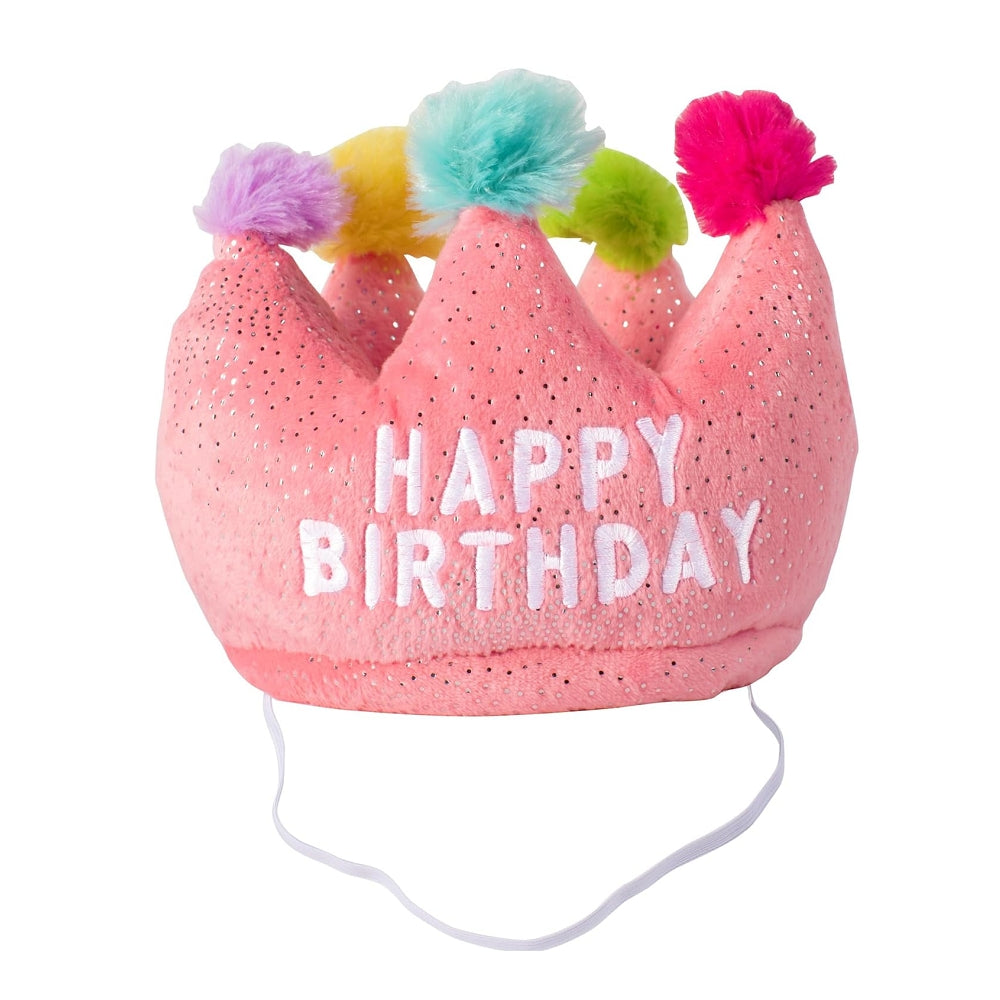 Birthday Crown Plush Dog Toy for Pets - Cute & Soft Stuffed Animal Gift for Dogs, Puppies & Pet Lovers | Perfect for Birthday Parties, Photo Shoots & Special Occasions