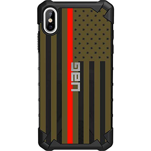 OD Green Subdued US Flag, (Thin Red Line)