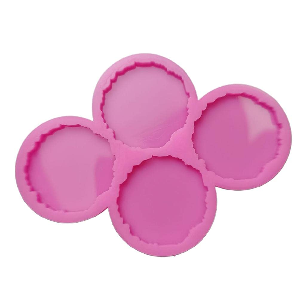 Epoxy Resin Irregular Round Phone Grip DIY Mold Kit - Phone Stand Holder & Silicone Craft Molds for DIY Decorations | Perfect for Phone Accessories, Gifts & Craft Projects